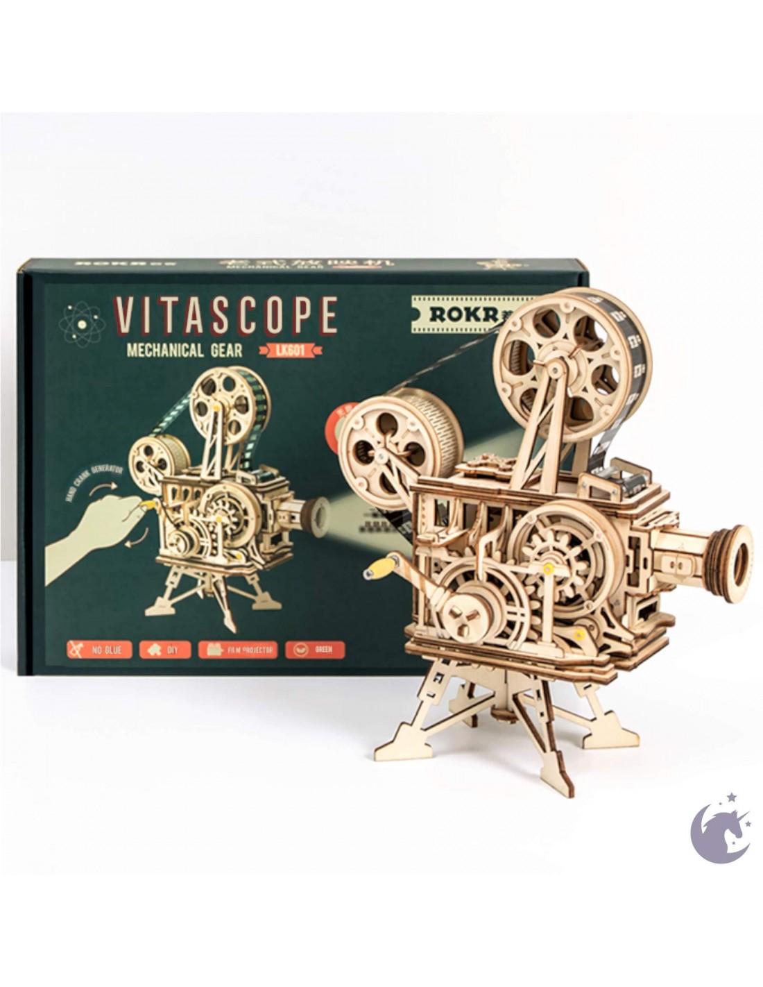 Robotime Vitascope Puzzle 3D Mécanique Modèle en Bois - Maquette Jeux de  Construction - etablis Bricolage Enfant Jeu de Construction en Bois Adulte  : : Jeux et Jouets